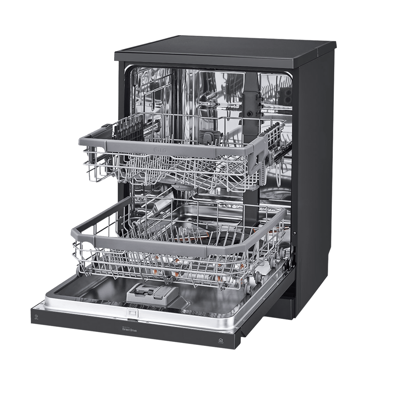 Buy LG DFB424FM 14 Place Settings Free Standing Dishwasher with